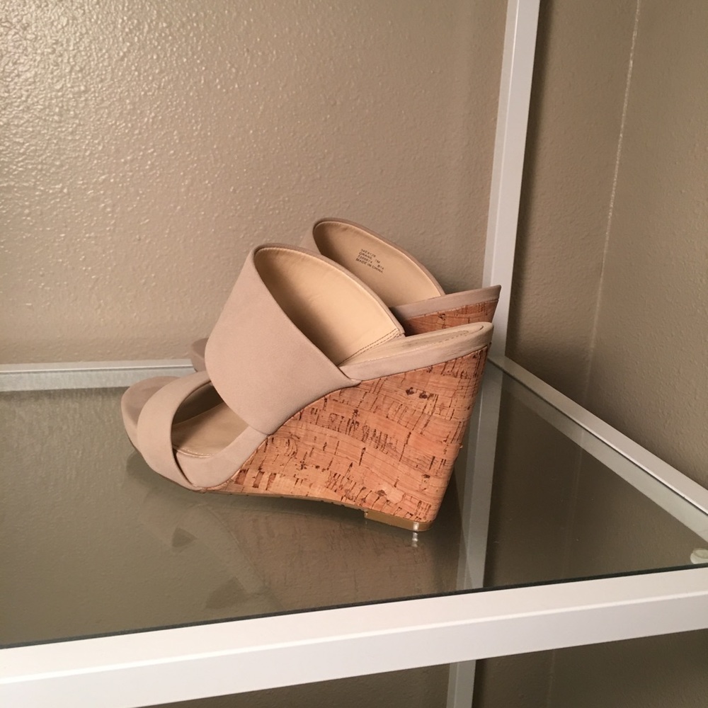Calvin Klein Nude Mules